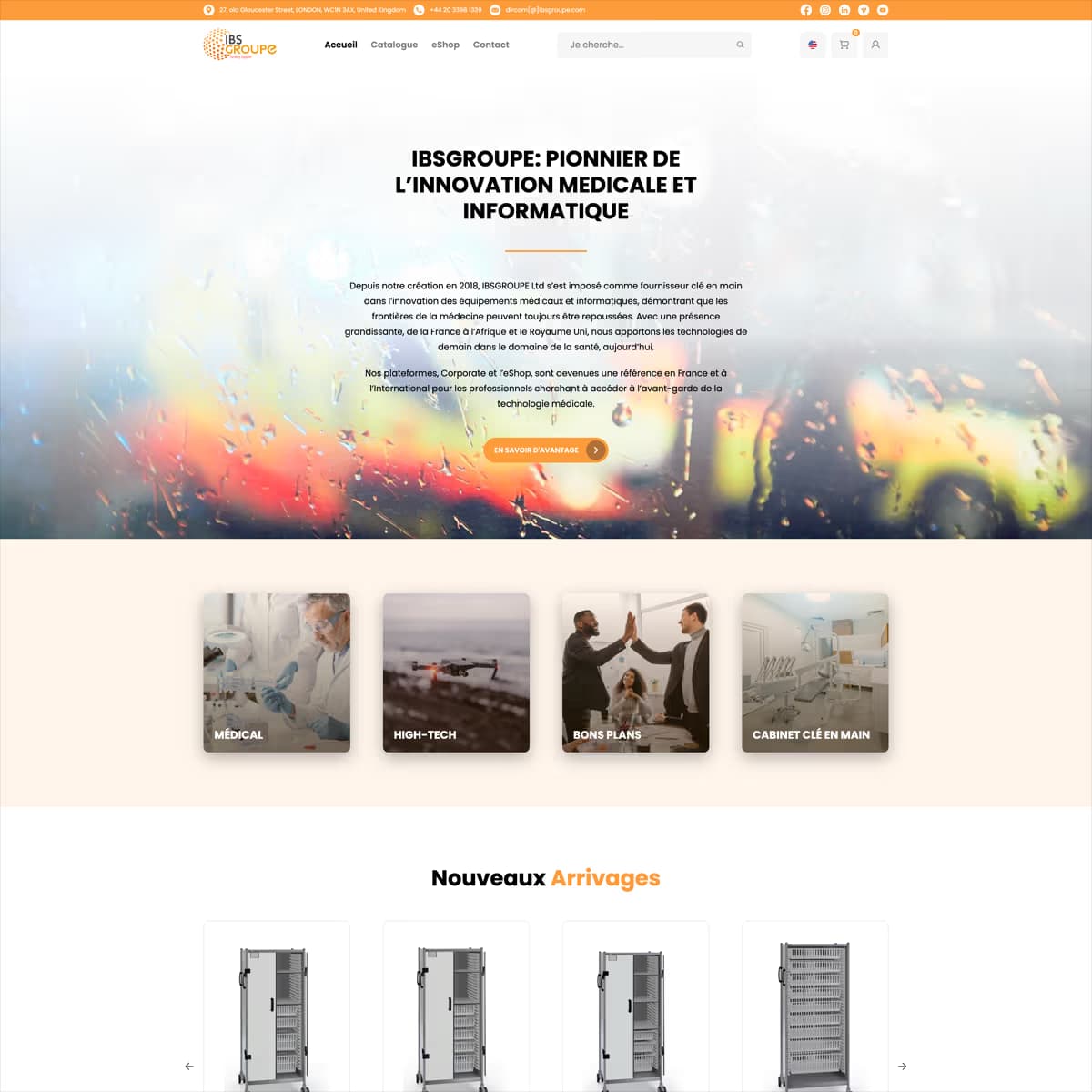 IBS - Site WordPress sur-mesure