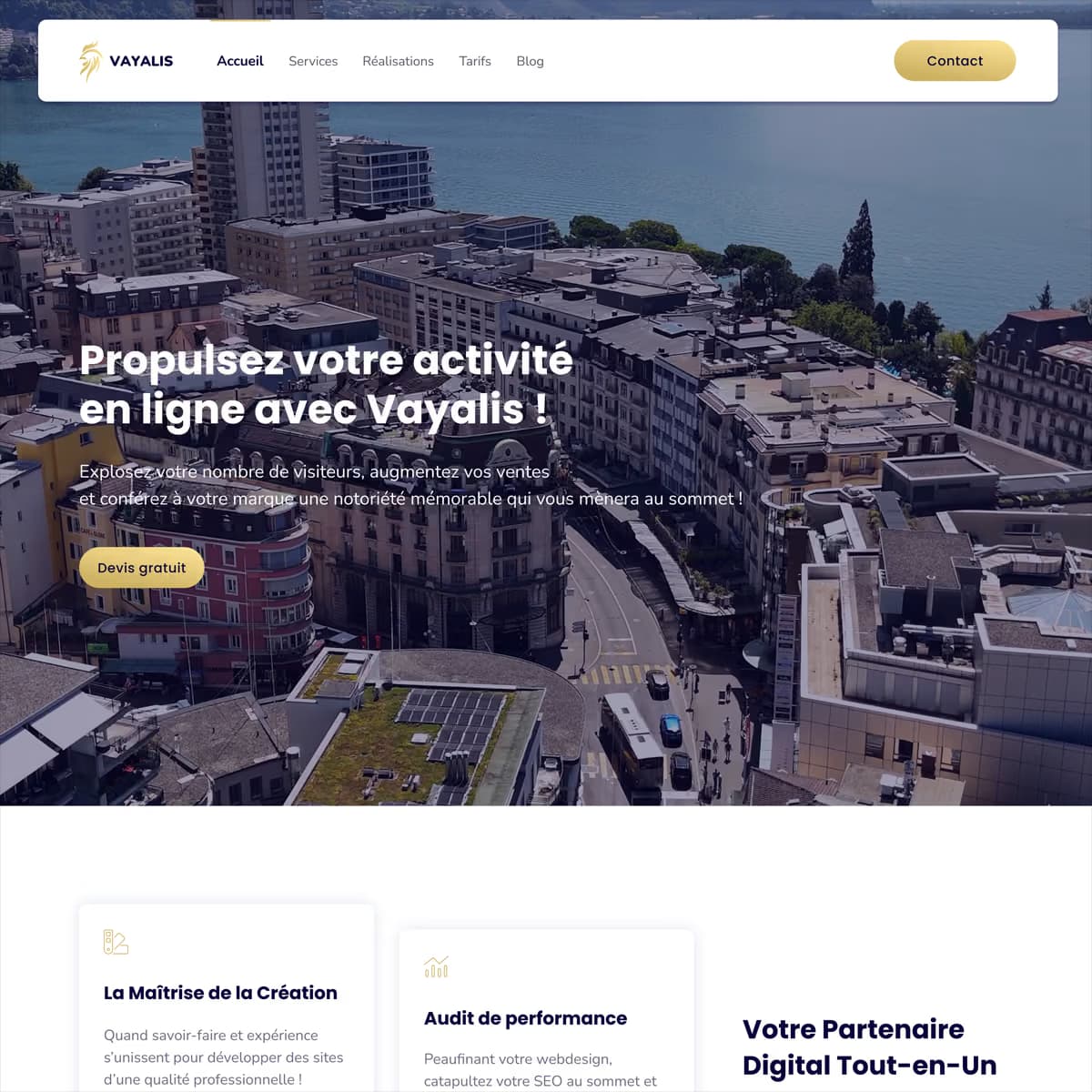Vayalis Agency - Design Figma