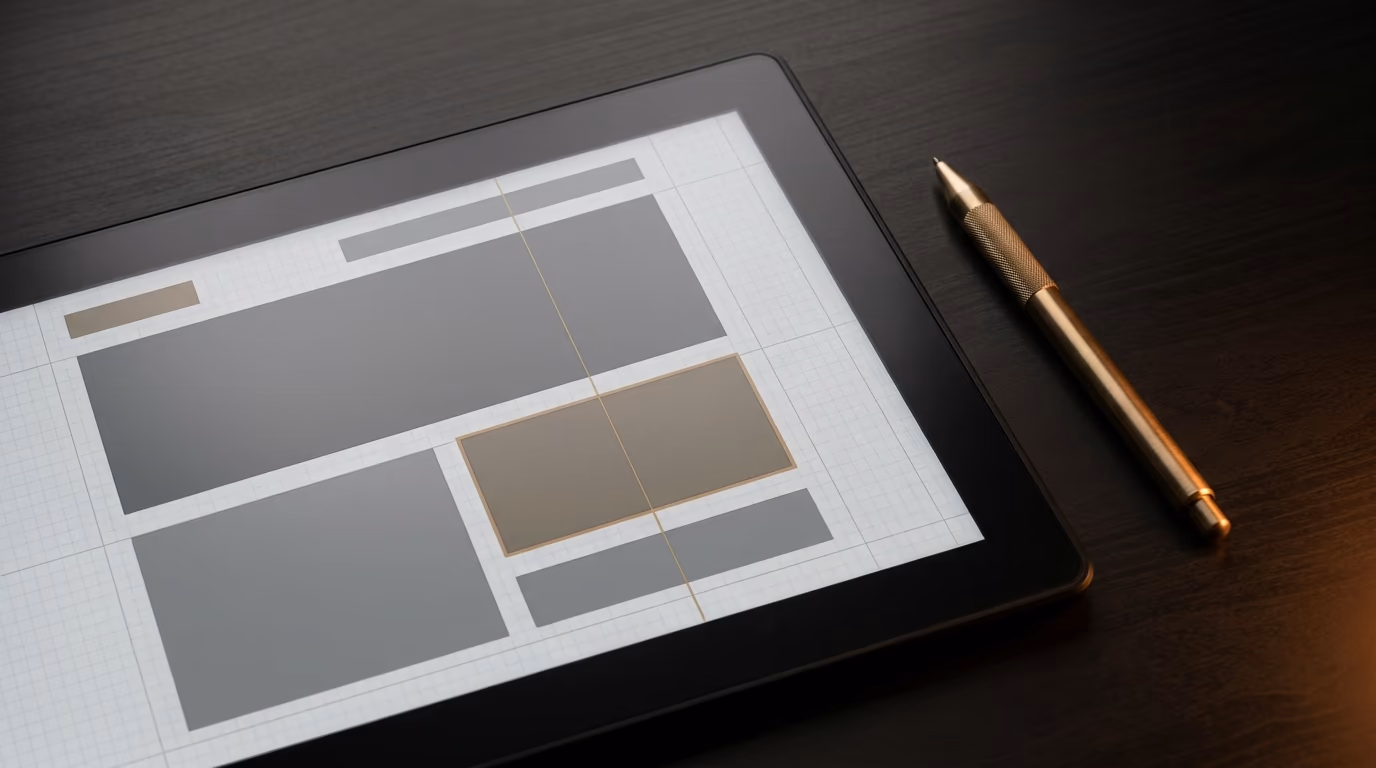 website mockup steps