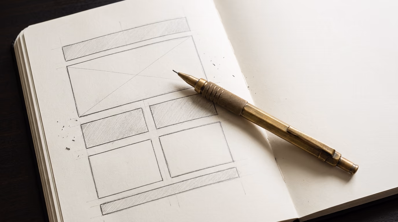 website mockup